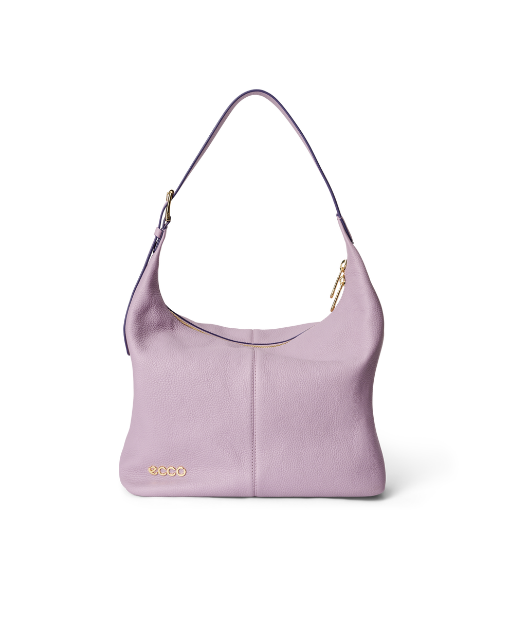 ECCO® Leather Hobo Bag - Purple - Main