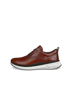 Men's ECCO® BIOM 2.2 Leather Sneaker - Brown - Outside