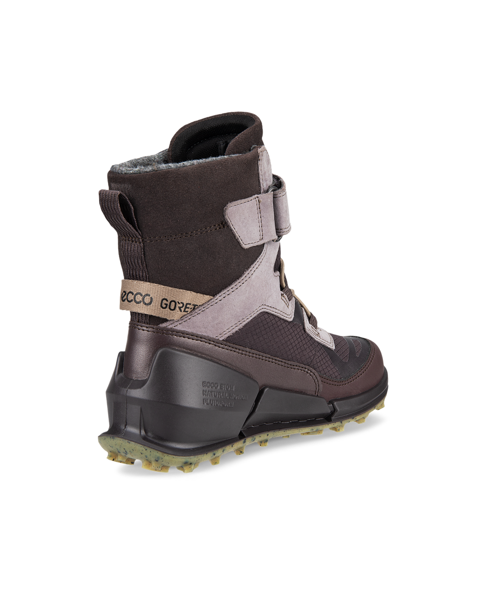 ECCO® Biom K2 Gore-Tex-iga nubukist talvesaabas lastele - Purpurne - Back