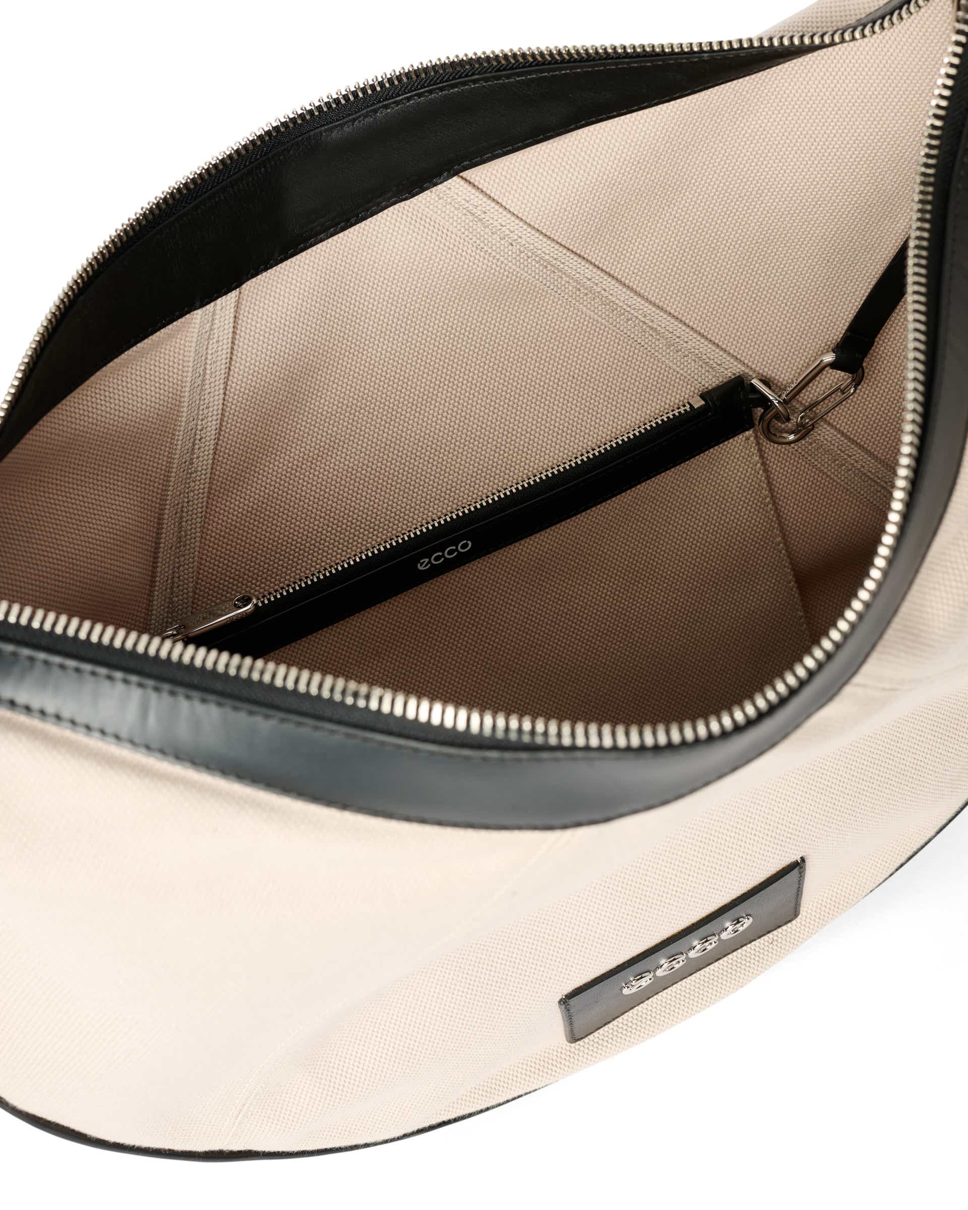 Bolso hobo de piel ECCO® Fortune - Beige - Inside
