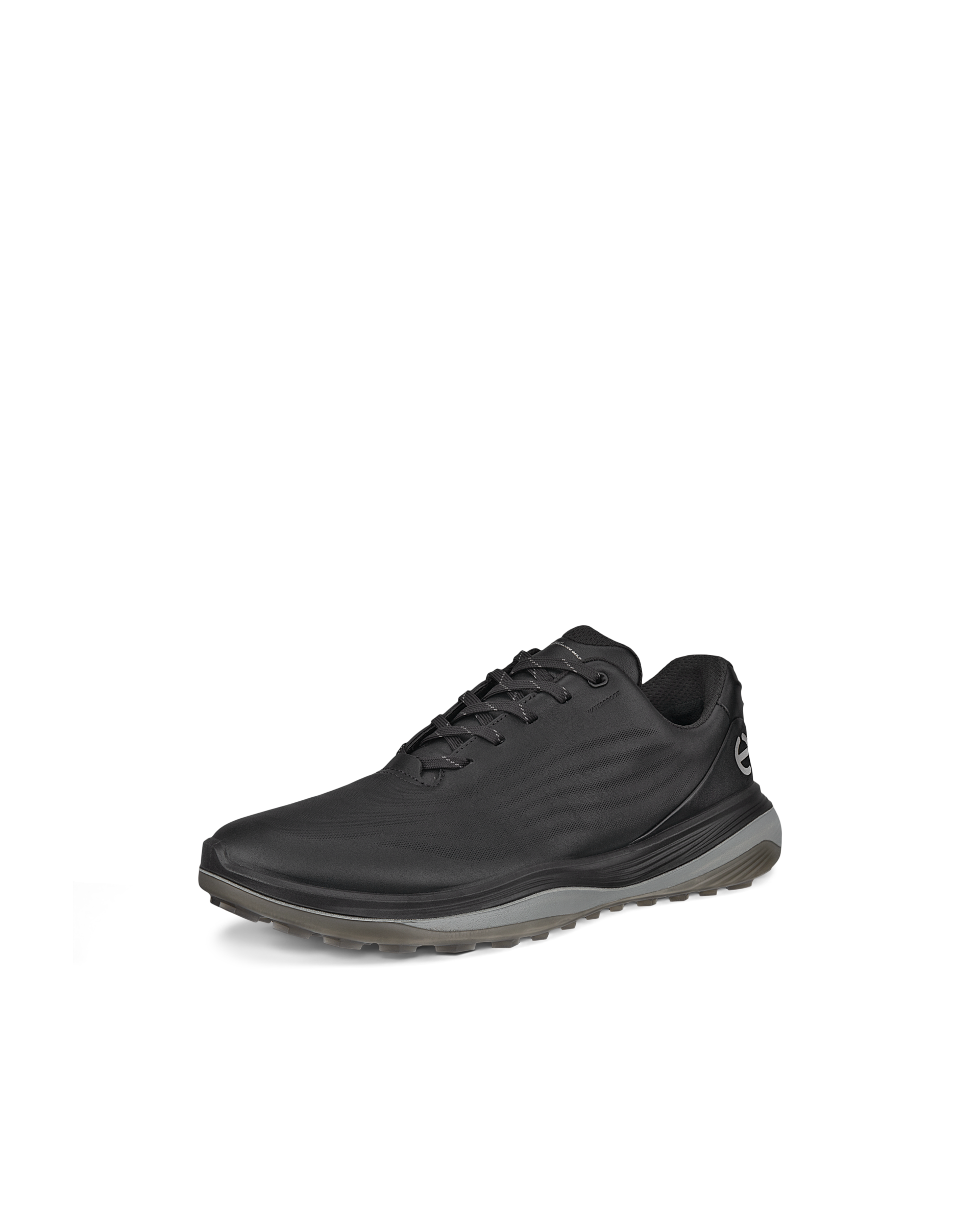 Men's ECCO® Golf LT1 Leather Waterproof Golf Shoe - Black - Main