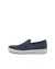 ECCO® Soft 7 baskets en nubuck pour homme - Bleu - Outside