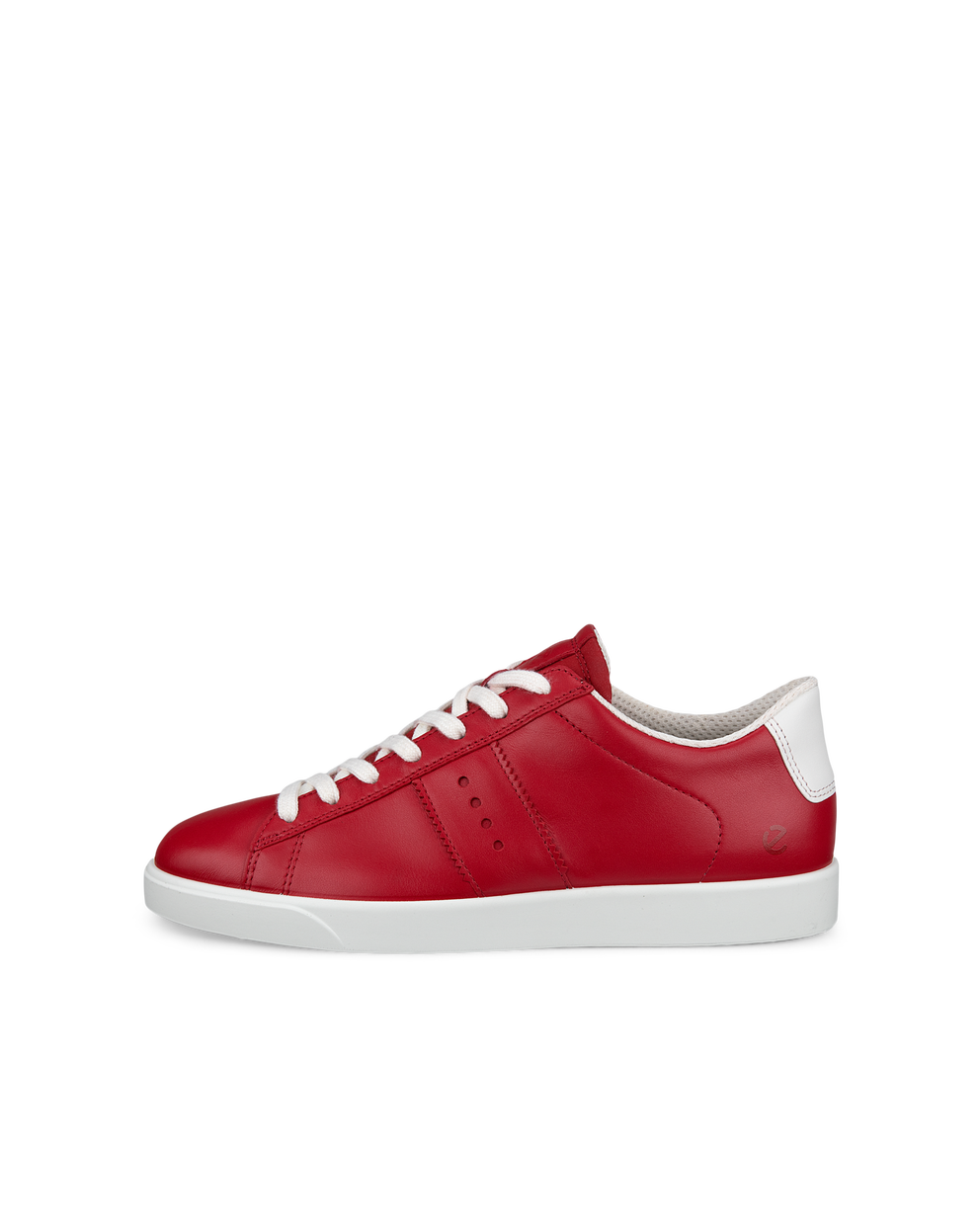 Zapatillas de piel ECCO® Street Lite para mujer - Rojo - Outside