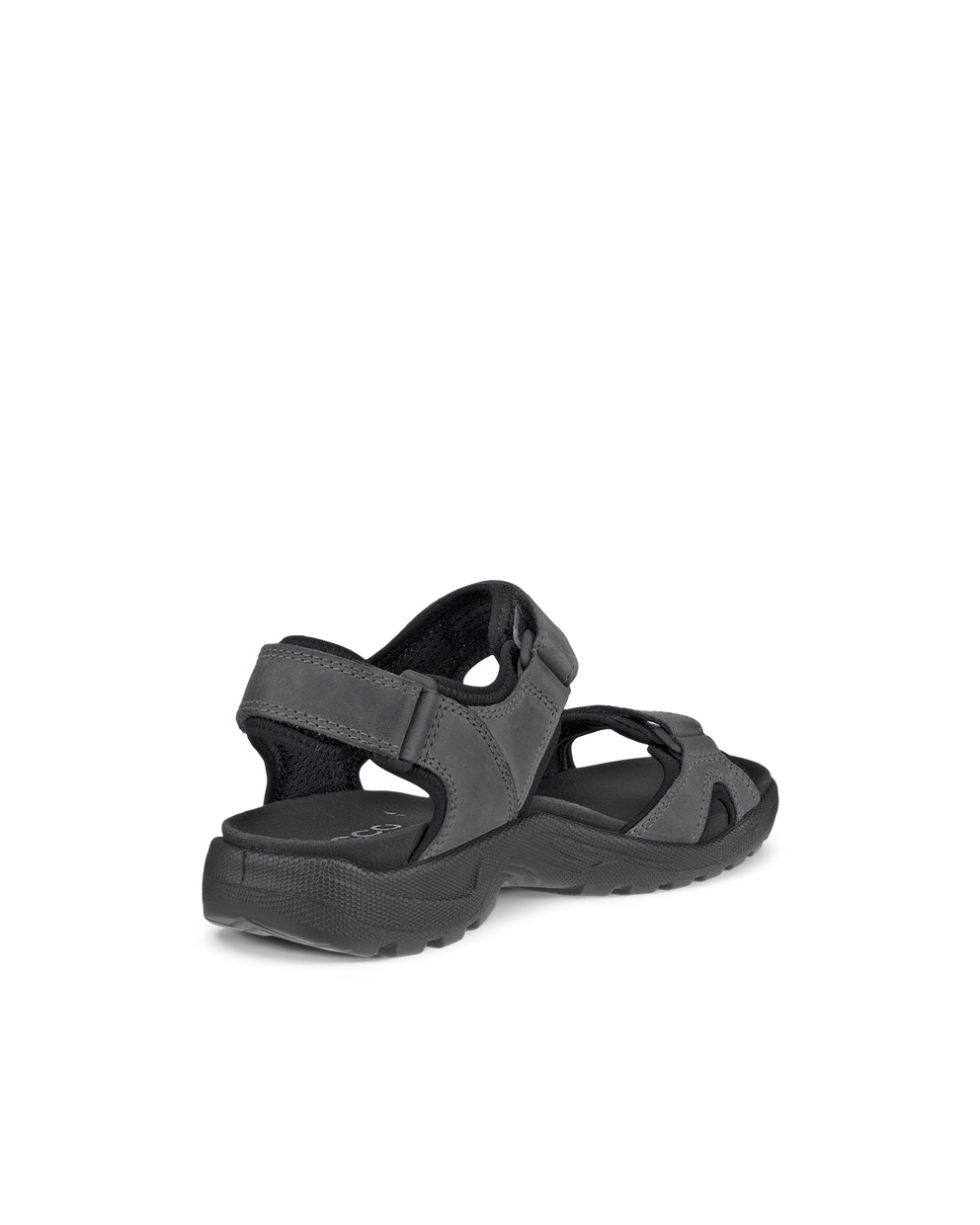 Men's ECCO® Onroads Nubuck Walking Sandal - Grey - Back