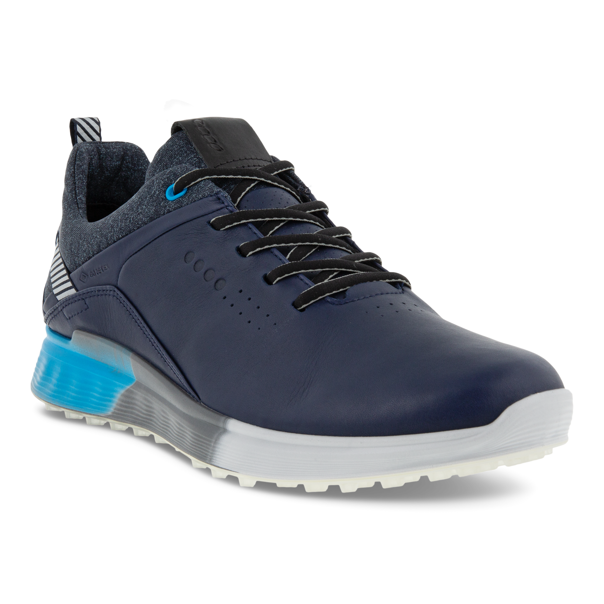 Zapatos golf de piel Gore-Tex ECCO® Golf S-Three para hombre - Azul - Main