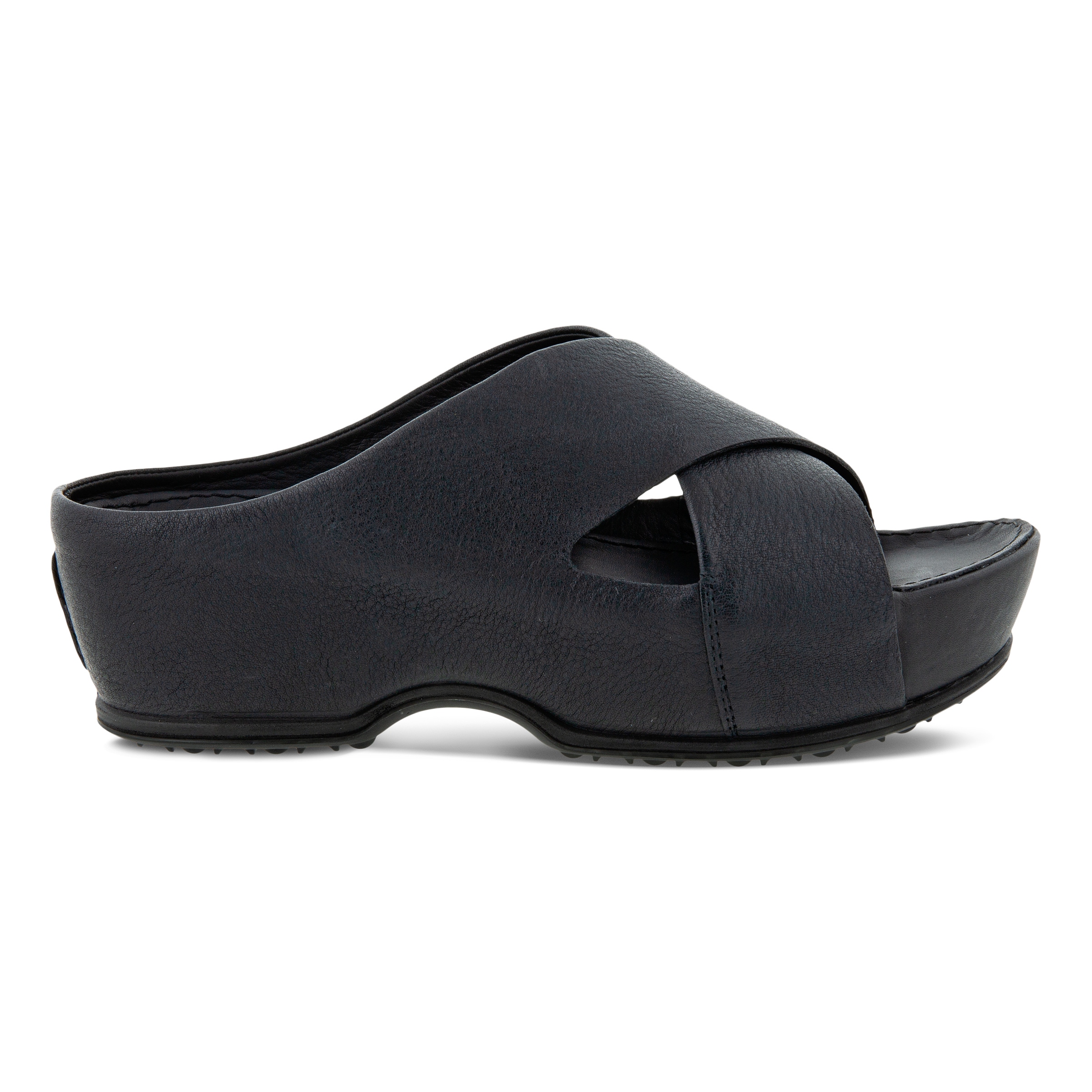 ECCO Ifla ウィメンズ レザークロッグ - Black - Outside