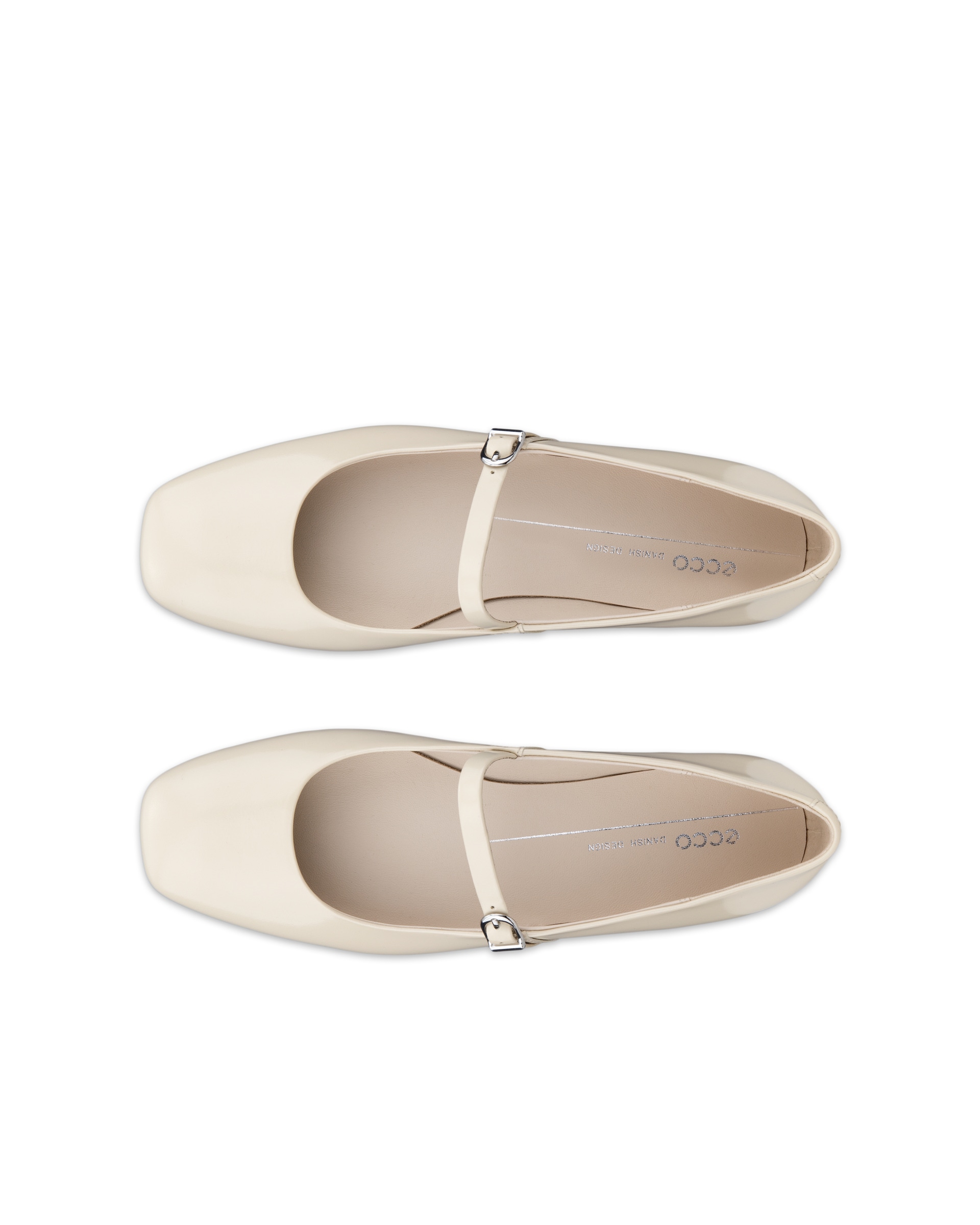 Sabrinas couro mulher ECCO® MARGOT - Bege - Top left pair