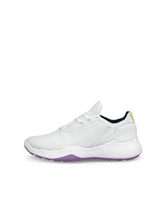 Women's ECCO® Golf Biom H5 Leather Waterproof Golf Shoe - White - Outside