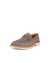 Men's ECCO® Metropole London Nubuck Moc-Toe Shoe - Grey - Main