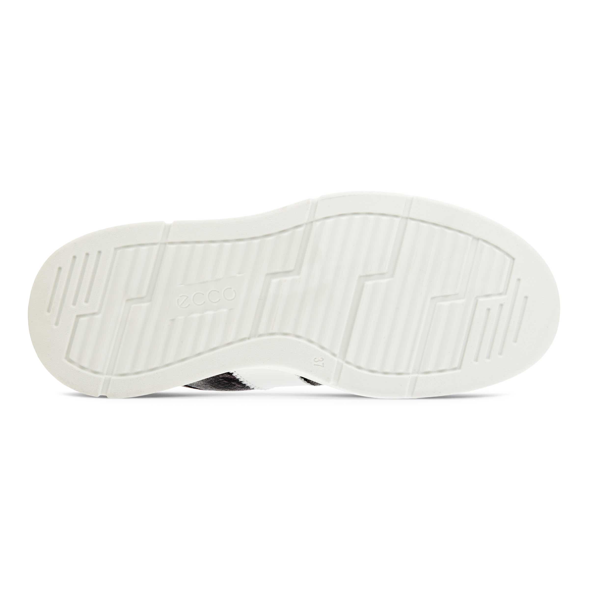 ECCO Soft X Women's Retro-inspired Leather Sneaker - Black - Sole