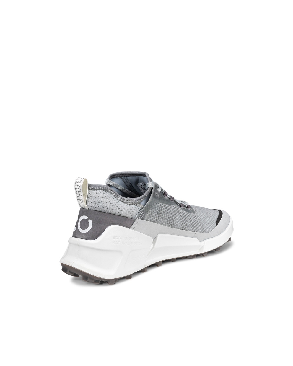 Men's ECCO® Biom 2.1 X Country Textile Trail Running Shoe - Grey - Back