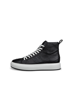 ECCO® Street Ace baskets montante en cuir pour homme - Noir - Outside