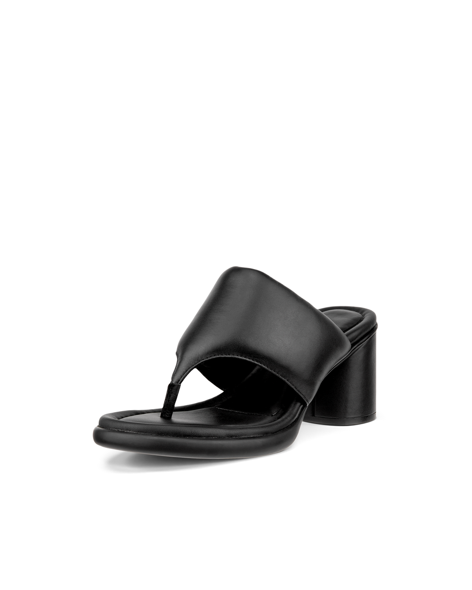 Sandalias de piel con tacón ECCO® Sculpted Sandal LX 55 para mujer - Negro - Main