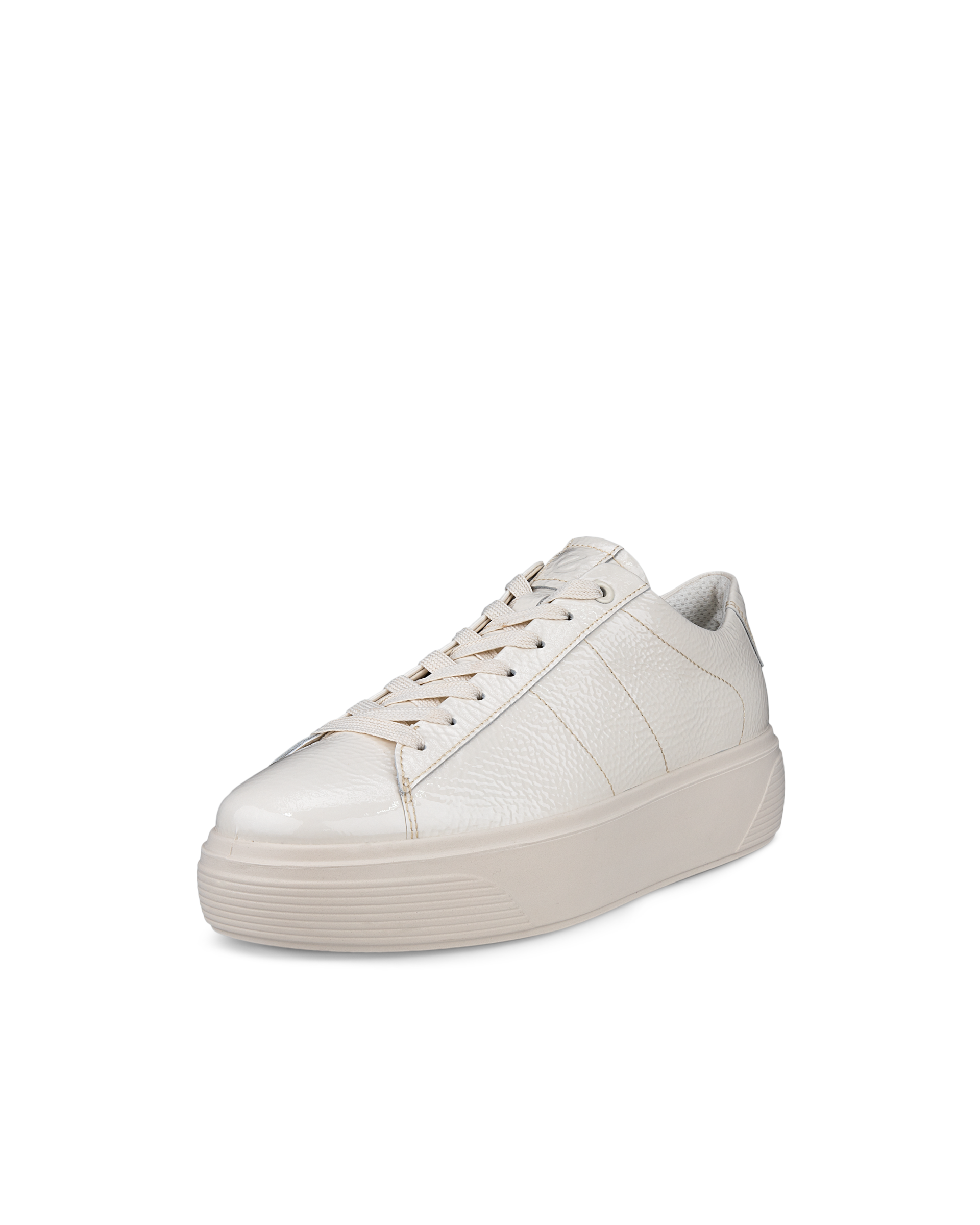 White platform deals sneakers leather