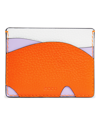 ECCO® Leather Card Case - Orange - Main