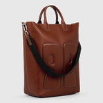 ECCO® E Leather Tote Bag - Red - Main