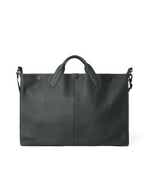 ECCO Tote Soft East West Large Soft Pebbled レザートートバッグ - Black - Main