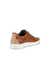 Men's ECCO® Soft Classic Leather Sneaker - Brown - Back