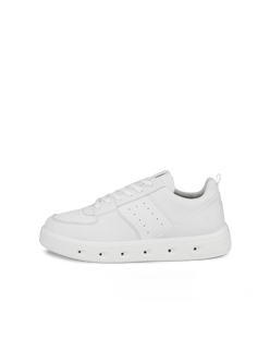 Zapatillas de piel Gore-Tex ECCO® Street 720 para mujer - Blanco - Outside