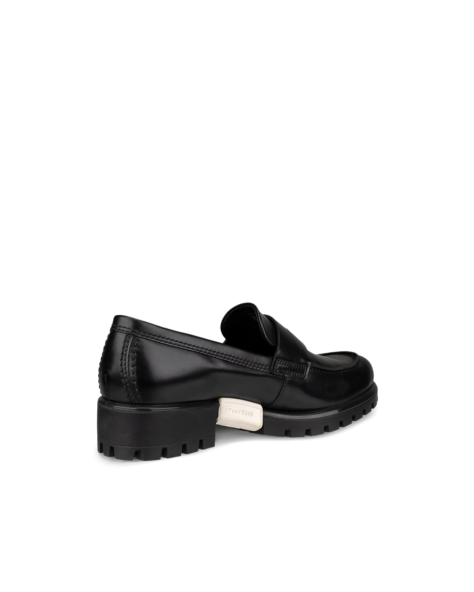 ECCO® Modtray nahast loafer naistele - Must - Back