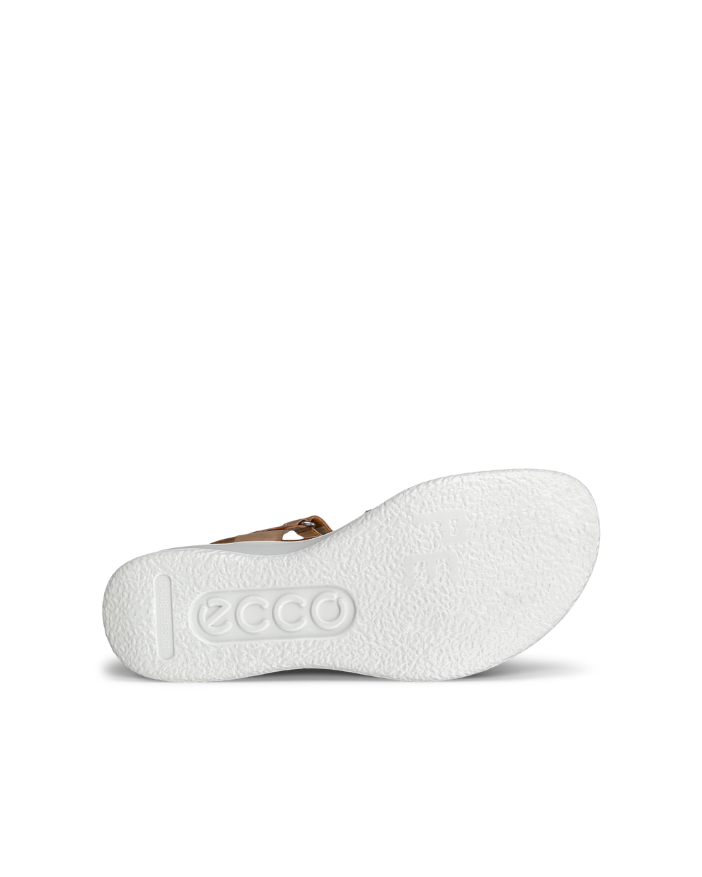 ECCO® Flowt sandale compensée liège et cuir pour femme - Brun - Sole