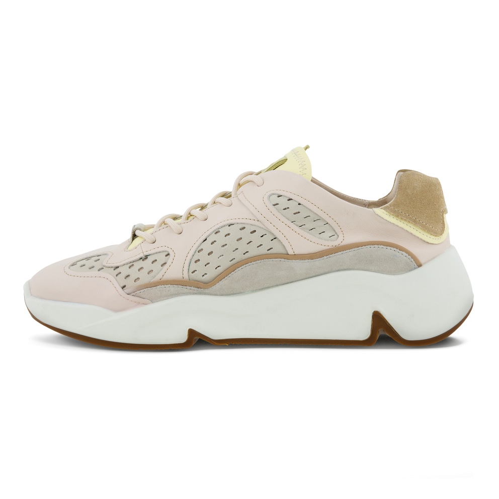 ECCO CHUNKY SNEAKER M Laced Sh - Beige - Inside