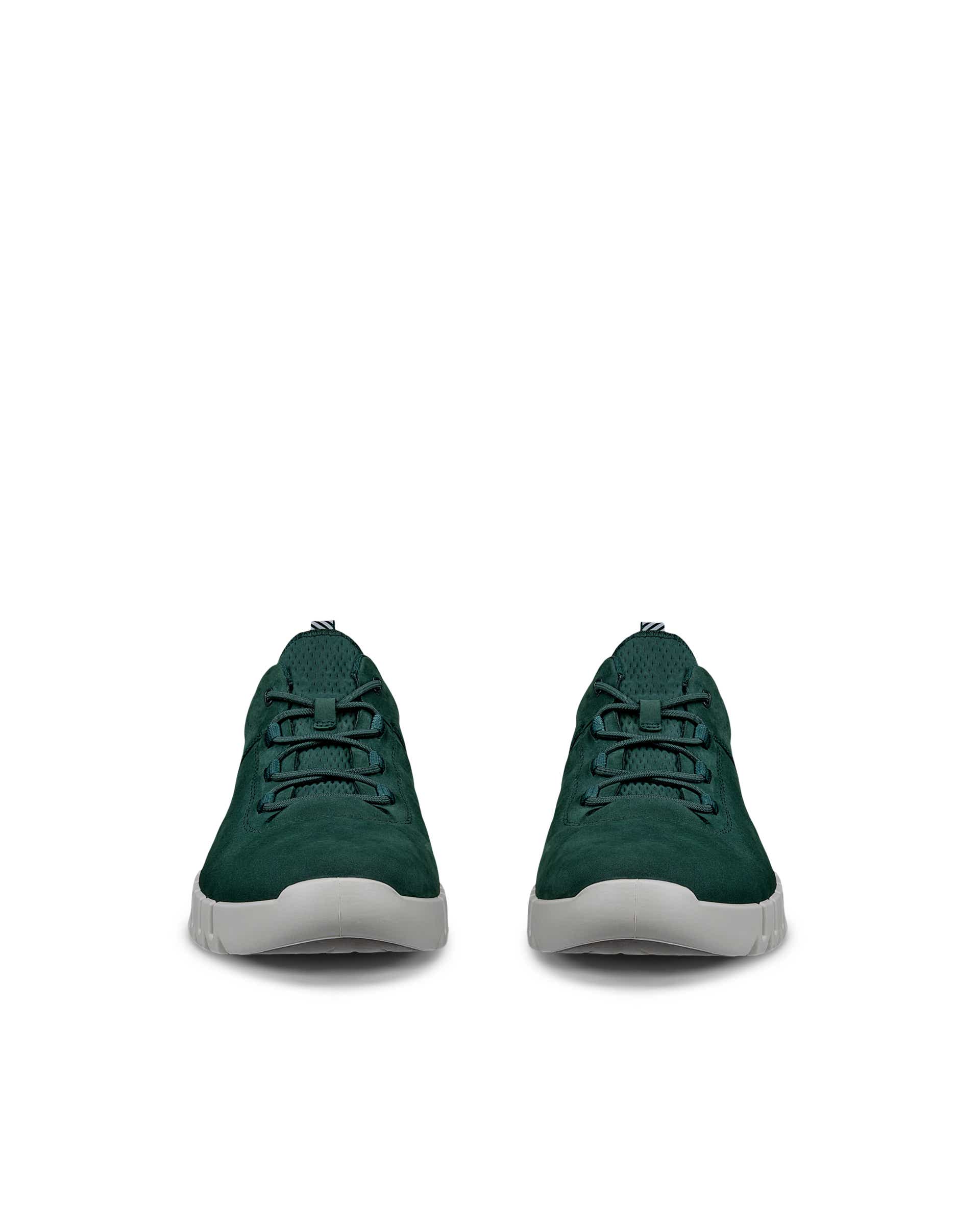 Pánske nubukové tenisky ECCO® GRUUV - Zelená - Front pair
