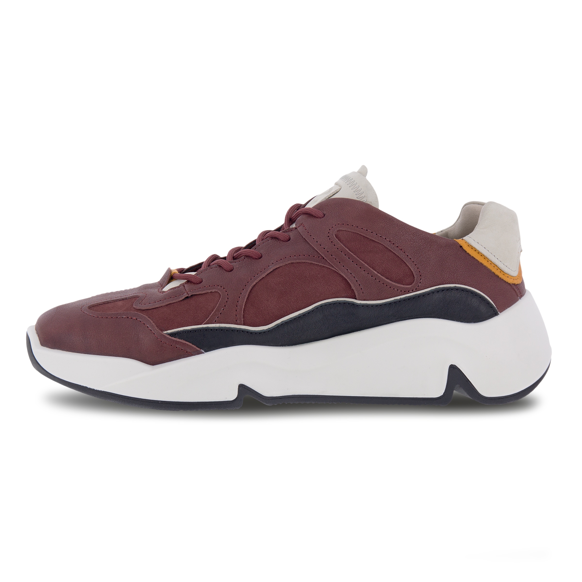 Men's ECCO Chunky Sneaker With Colour Pops - Red - Inside