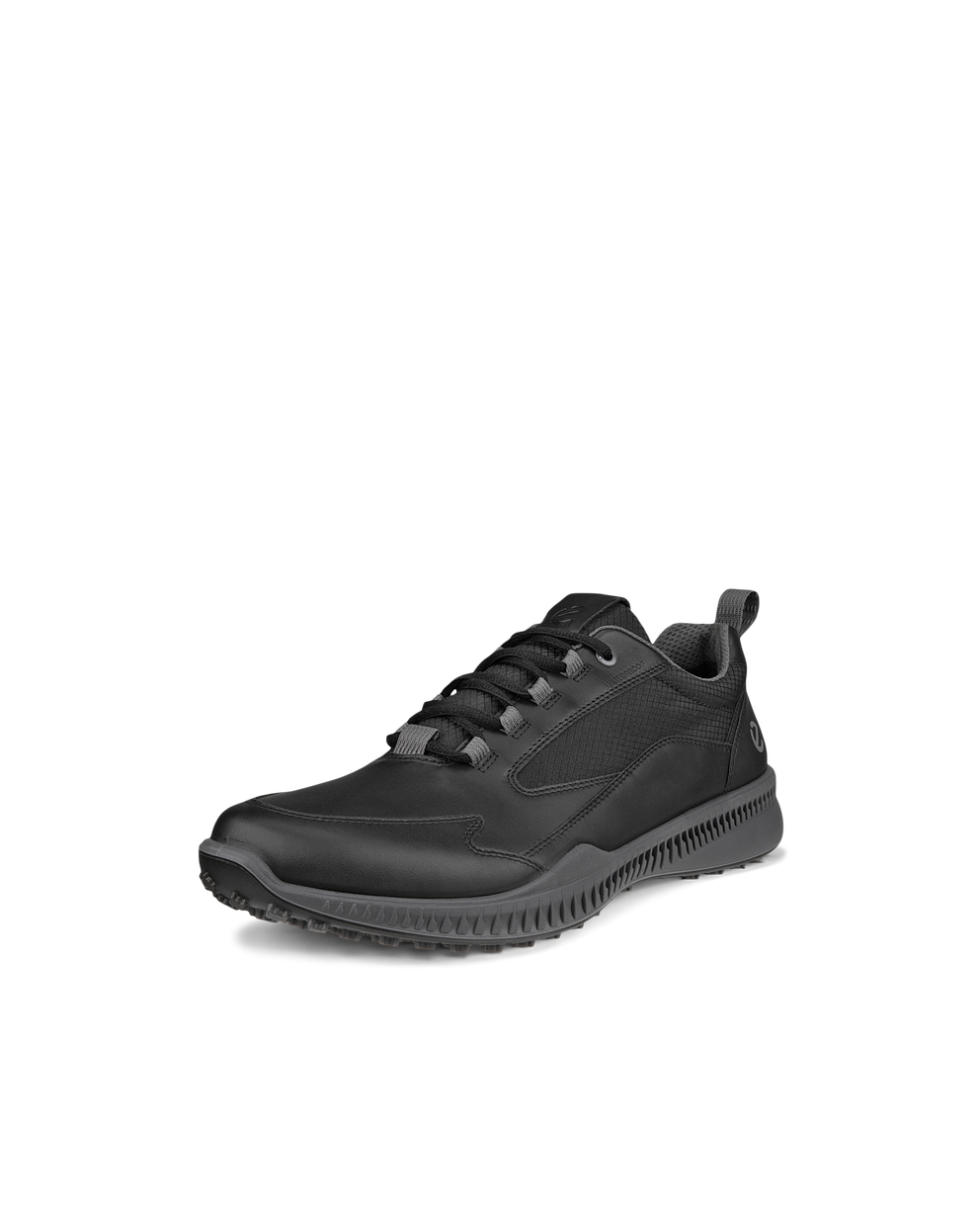 ECCO® Golf S-Hybrid chaussure de golf imperméable en cuir pour homme - Noir - Main