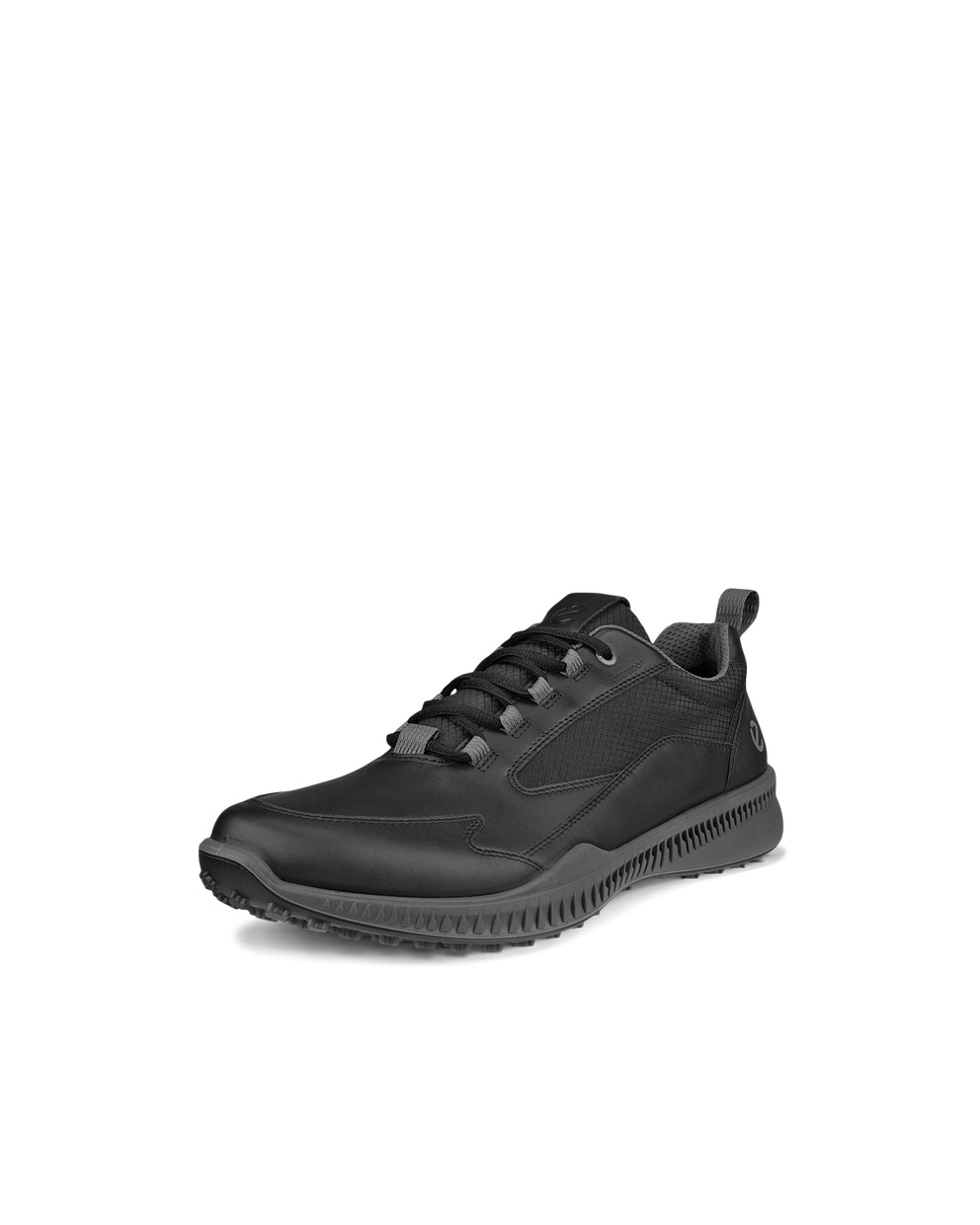 Men's ECCO® Golf S-Hybrid Leather Waterproof Shoe - Black - Main