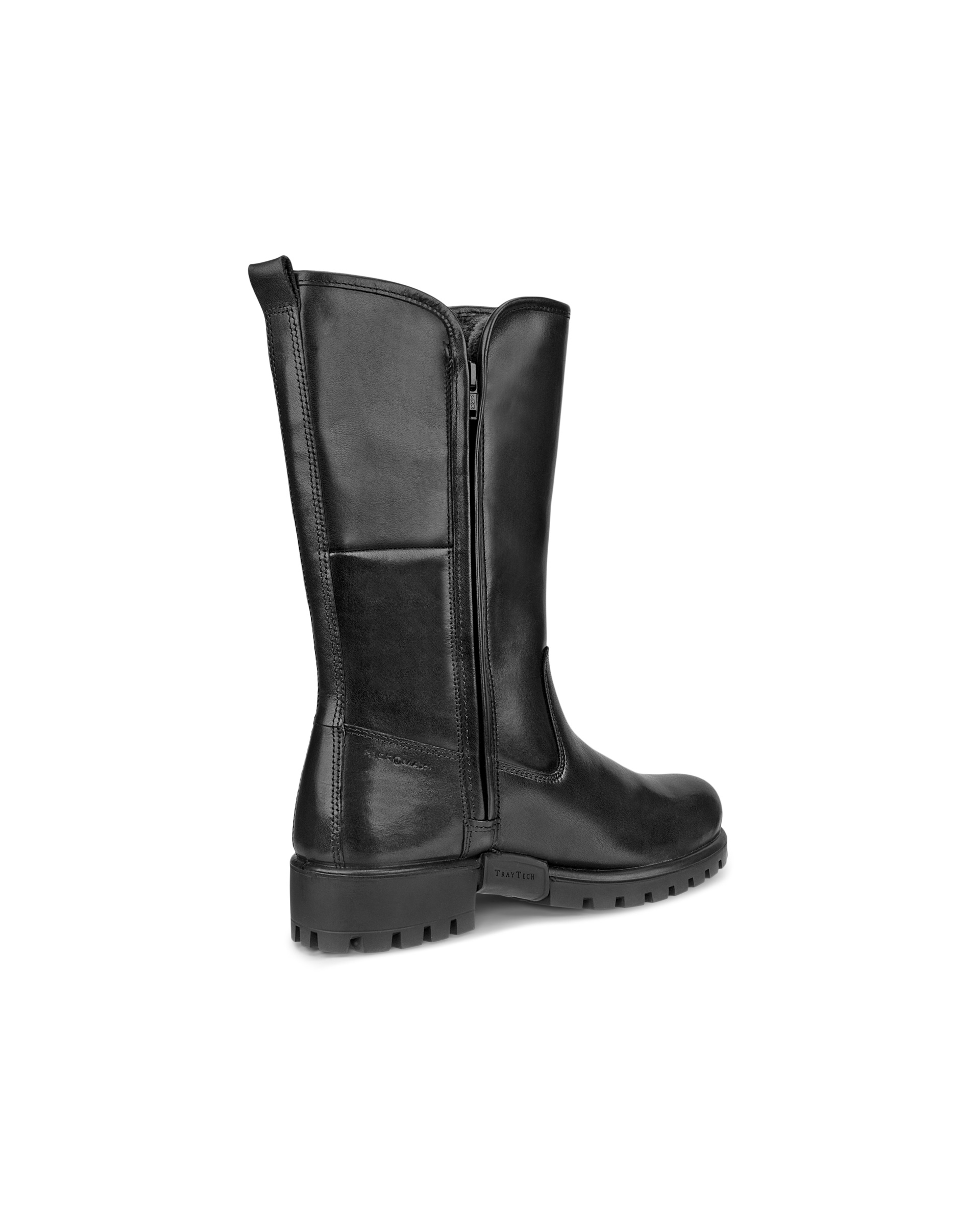 Botas de caña alta de piel ECCO® Modtray para mujer - Negro - Back