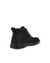 Men's ECCO® Turn II Nubuck Waterproof Ankle Boot - Black - Back