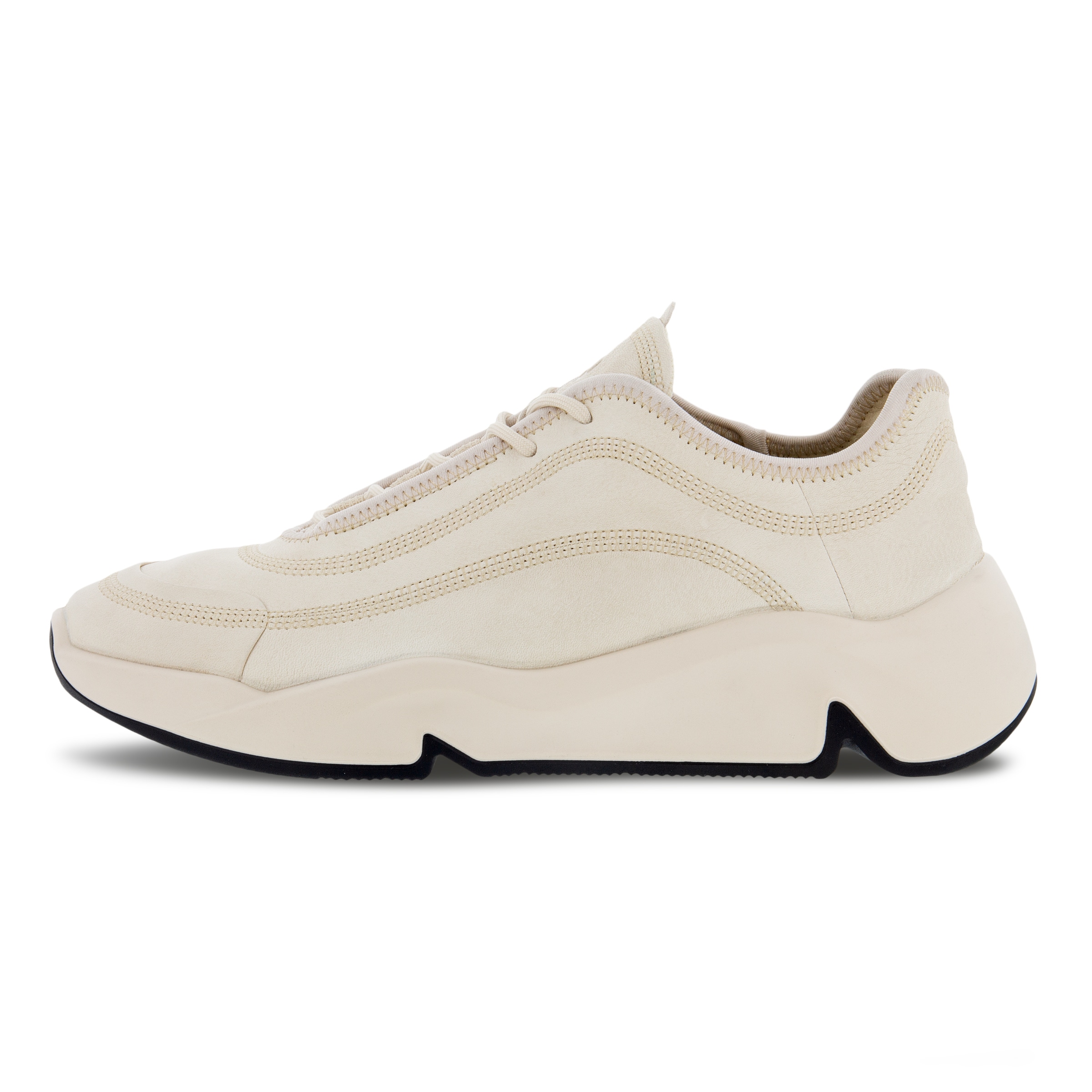 Men's Tonal ECCO Chunky Sneaker - Beige - Inside