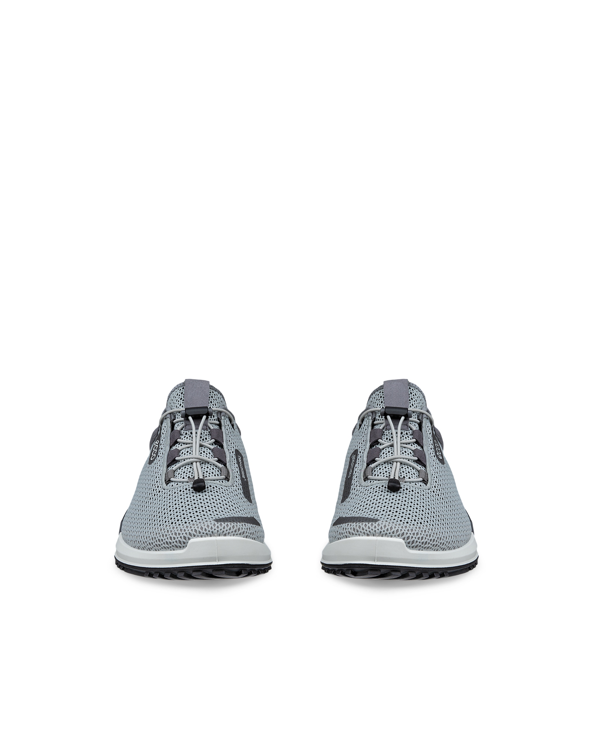 ECCO® Biom 2.0 Low Breathru baskets en toile pour homme - Gris - Front pair