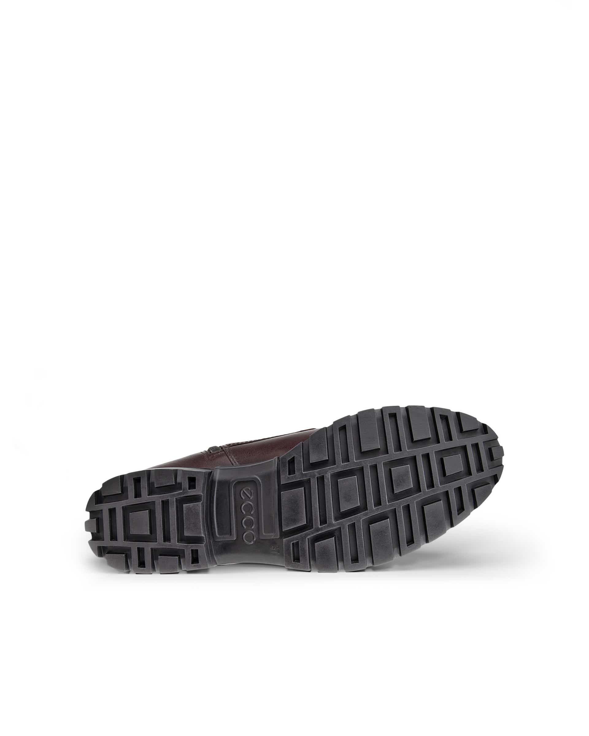 ECCO Modtray ウィメンズ レザーレースアップミッドカットブーツ - ブラウン - Sole
