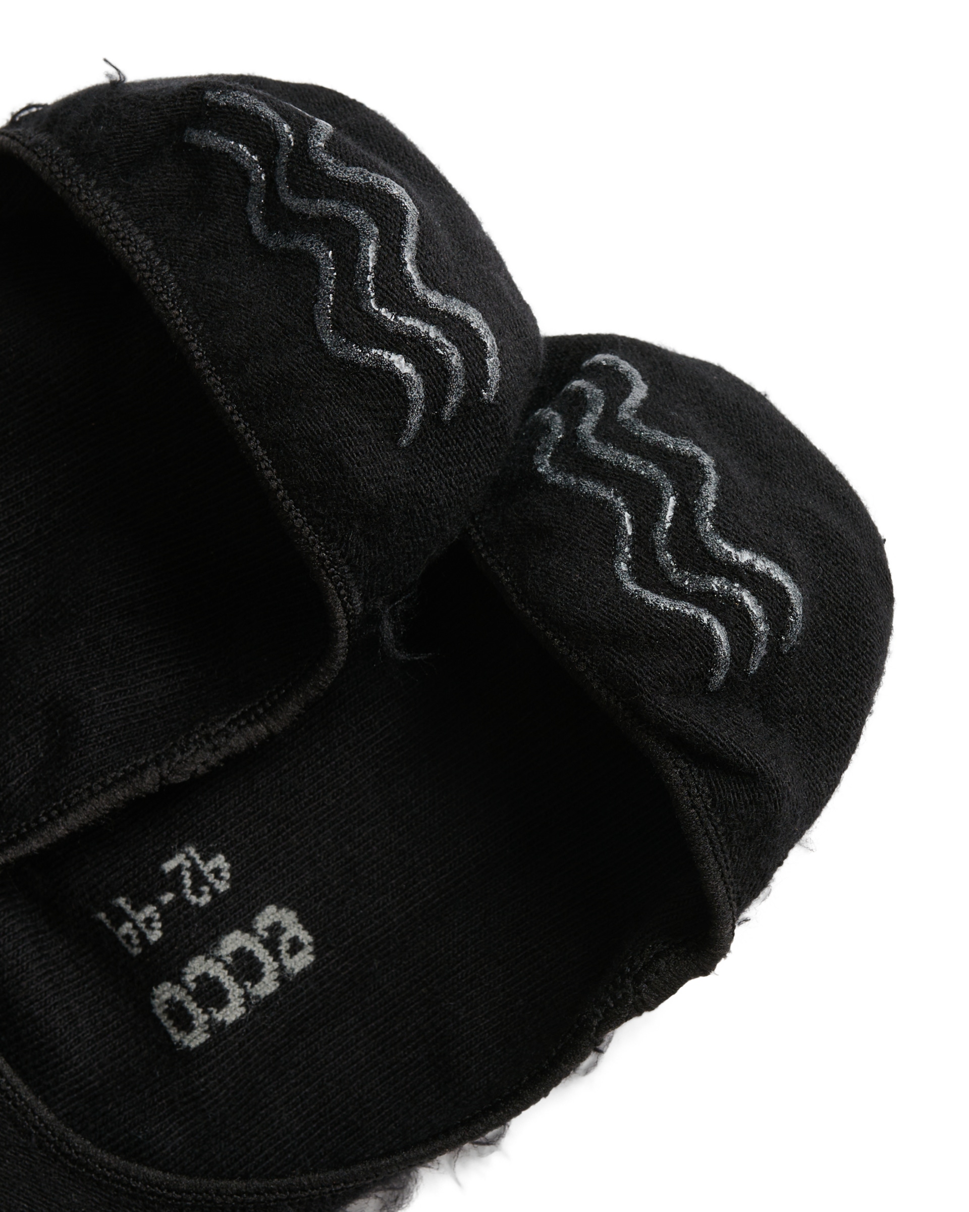 ECCO® Classic chaussettes basses douces unisex - Noir - Detail-1