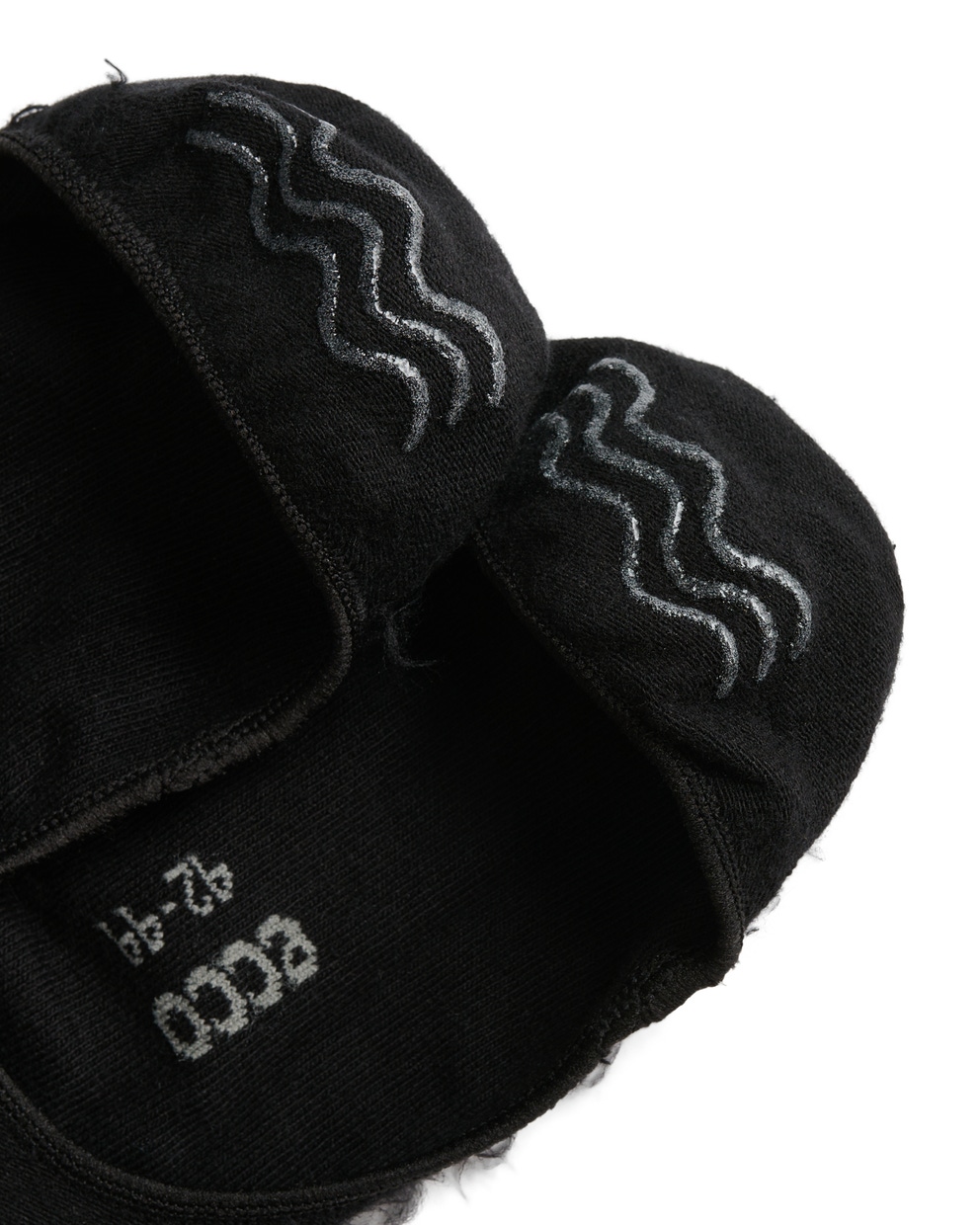 Unisex ECCO® Low-Cut Socks (2-Pack) - Black - Detail-1