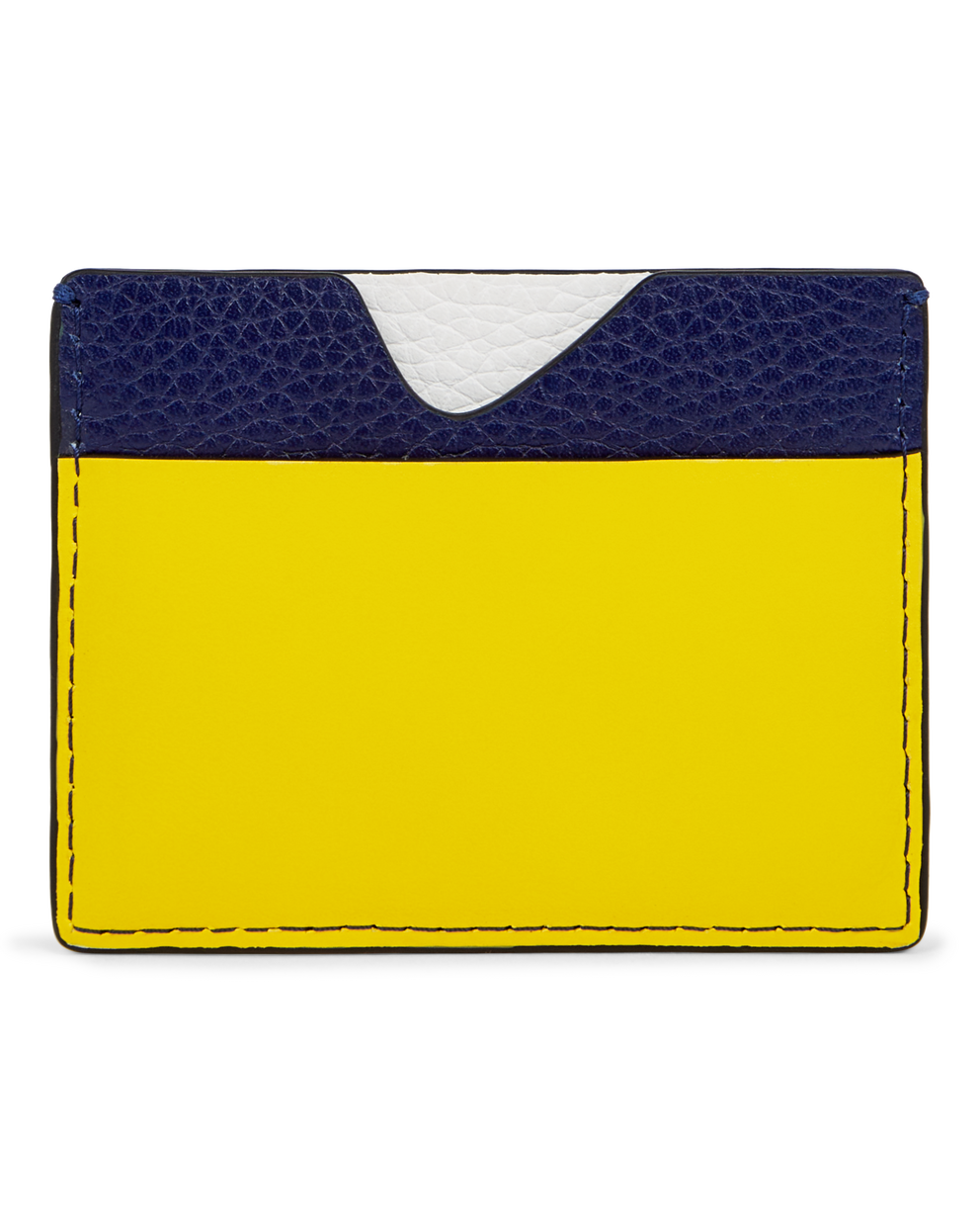 ECCO® Leather Card Case - Blue - Back