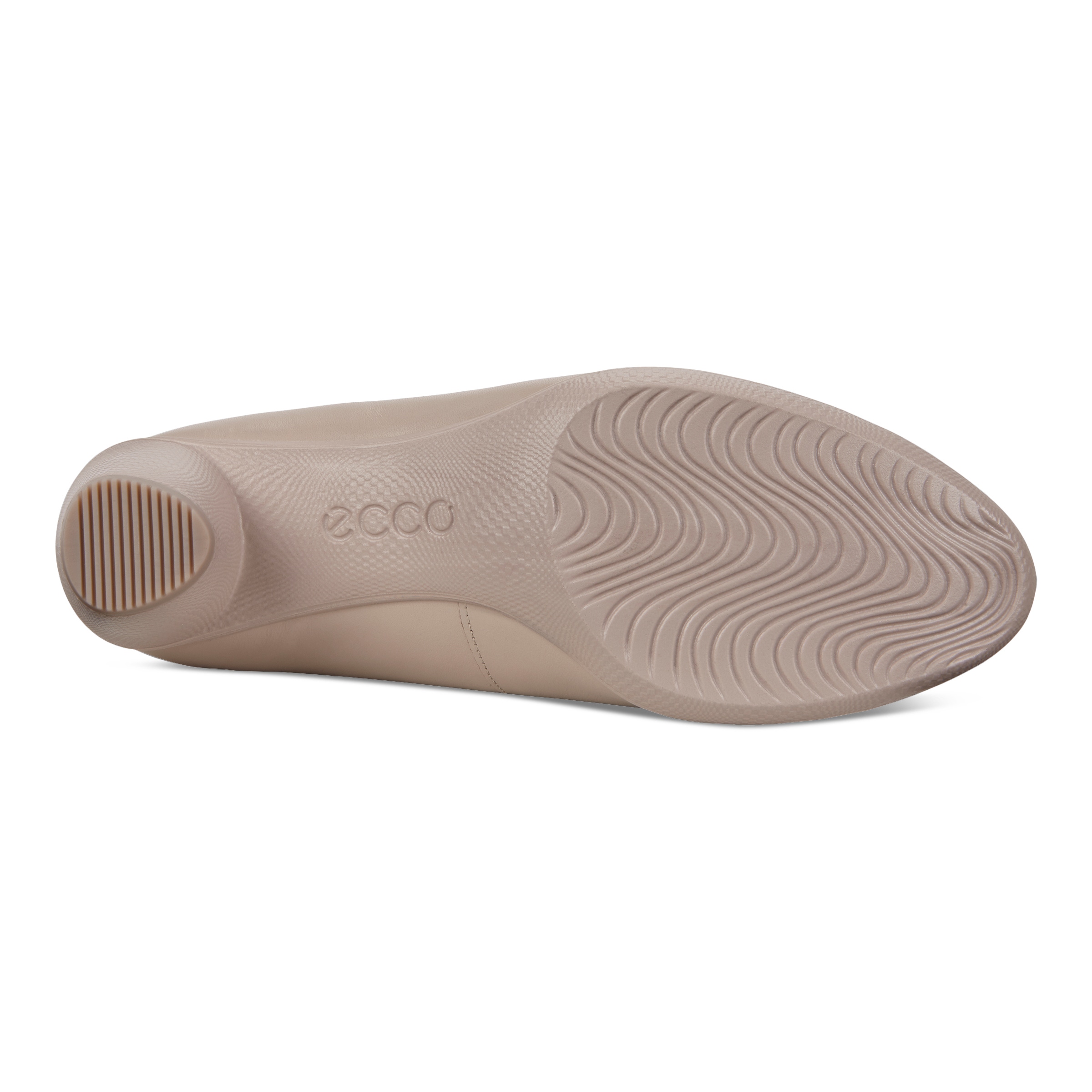 ECCO Sculpted 45 ウィメンズ レザーブロックヒールパンプス - Grey - Sole
