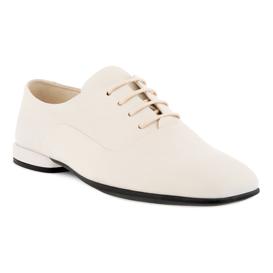ECCO ANINE SQUARED Laced Shoes - Beige - Main