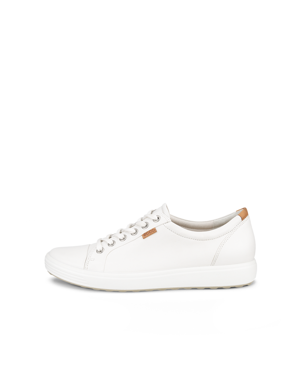 ECCO Women's Soft 7 Sneakers - White - Outside