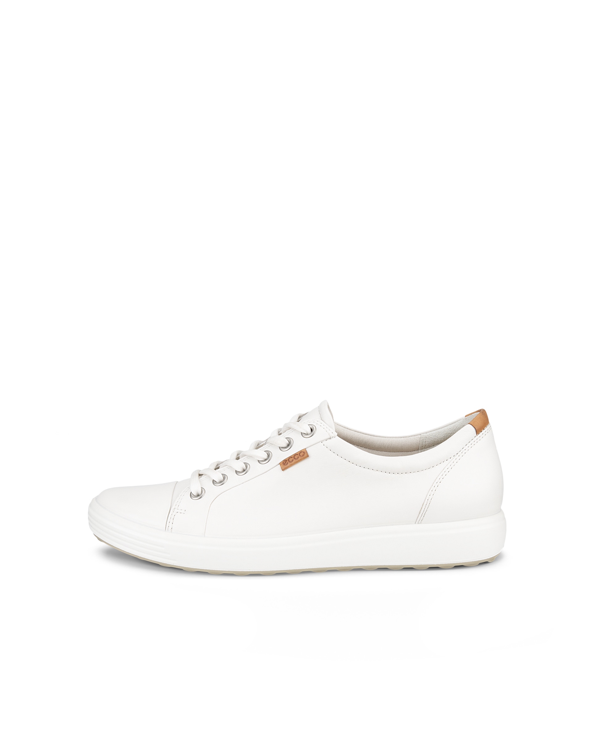 ECCO Women Soft 7 Sneakers - White - Outside