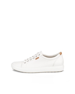 ECCO Womens Soft 7 Sneakers - White - Outside