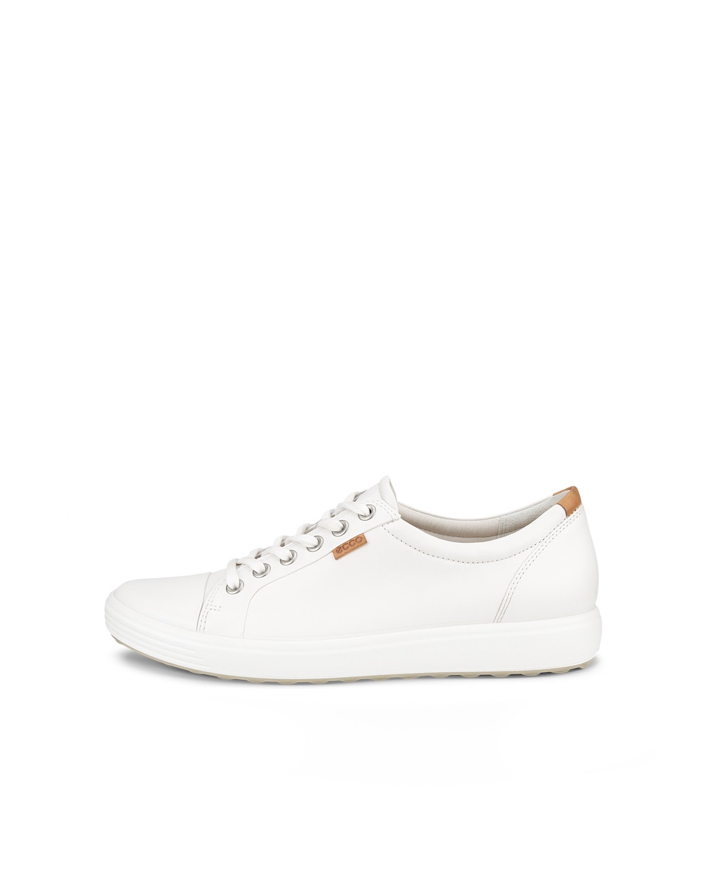 ECCO Women Soft 7 Sneakers - White - Outside