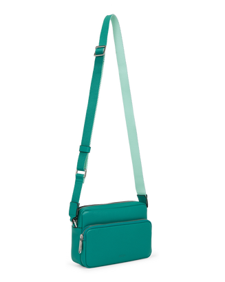 ECCO® Leather Camera Bag - Green - Main