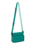 ECCO® Leather Camera Bag - Green - Main