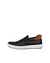 Men's ECCO® Soft 7 Leather Slip-On - Black - Outside