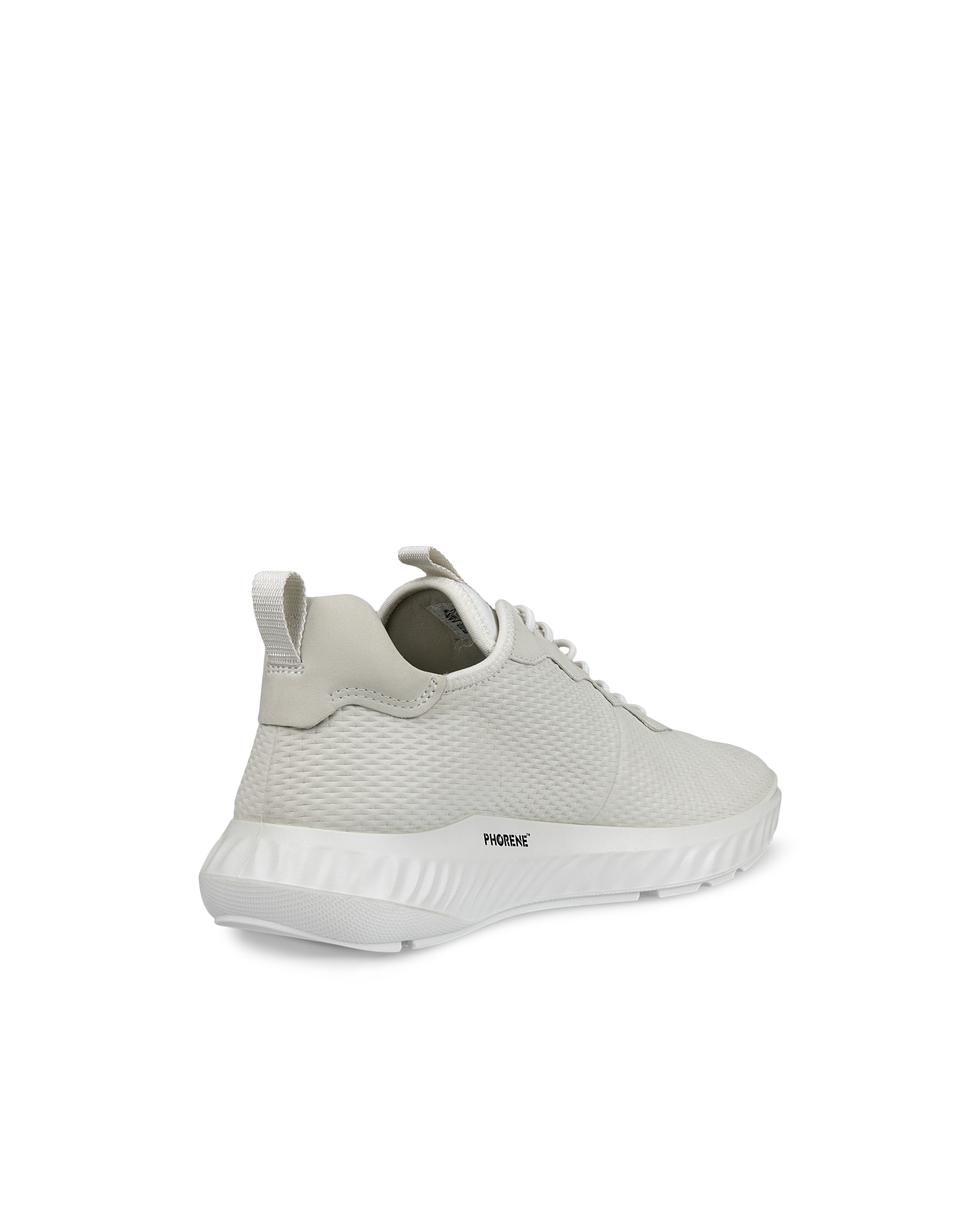 ECCO Men's Ath-1F Street Style Leather Sneakers - White - Back