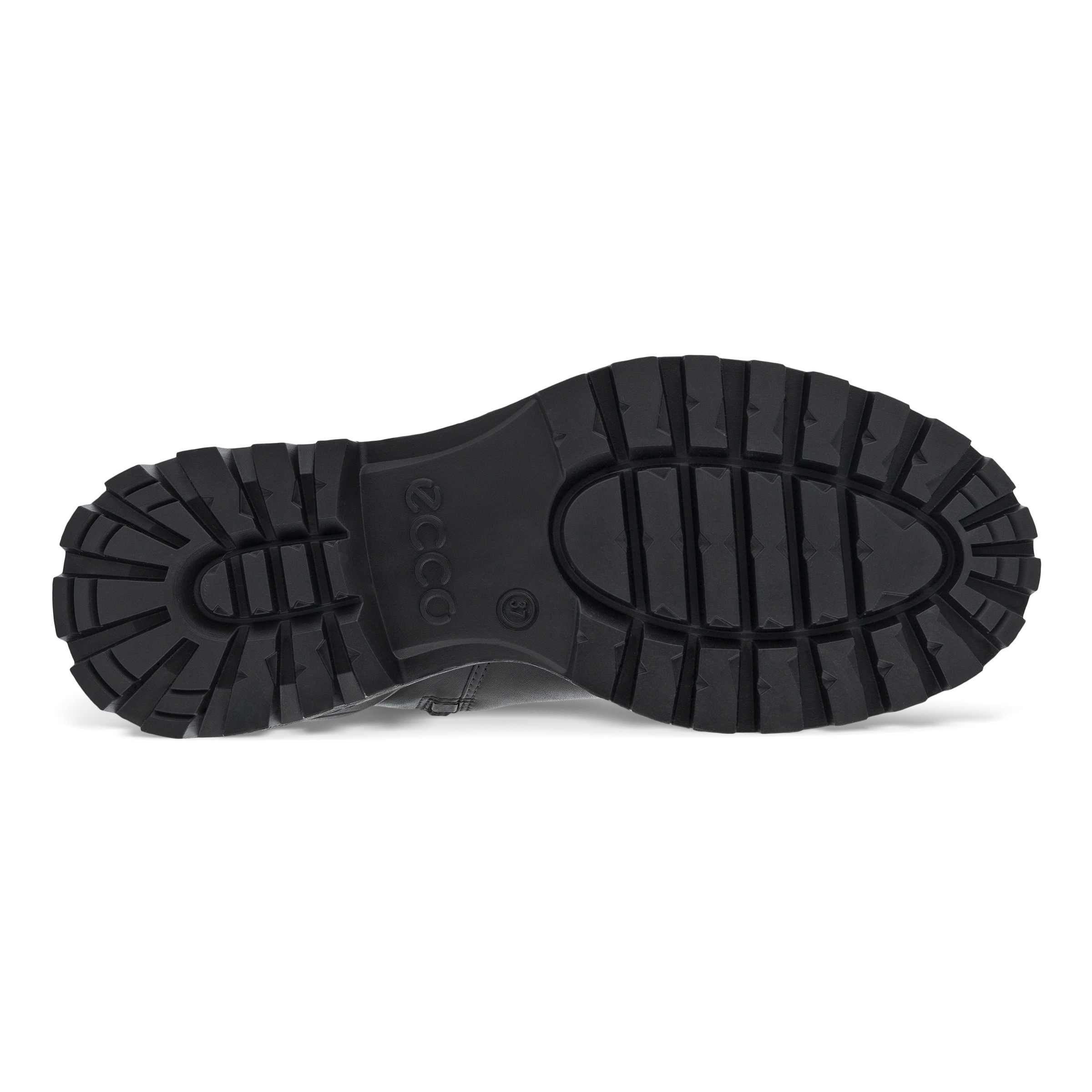 Botas de caña media de piel ECCO® Tredtray para mujer - Negro - Sole