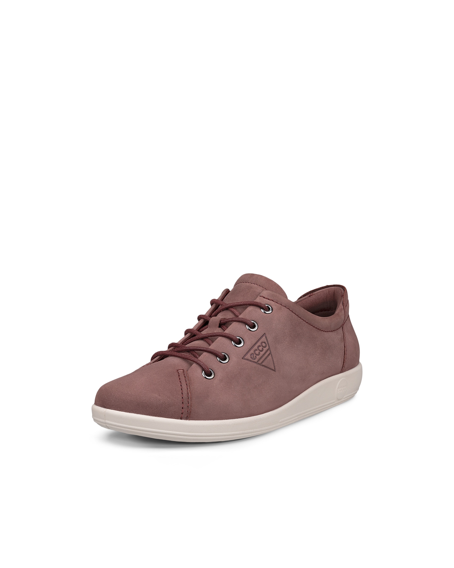 Zapato para caminar de nobuk ECCO® Soft 2.0 para mujer - Rojo - Main